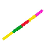 Detaliu mască blindfold Flippy din carton multicolor pentru jocul pinatei, vedere frontală