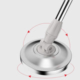 Set Mop Rotativ, Cu Găleată, Material Plastic Și Microfibră, Rezistent, Cu Dop Scurgere, Vas Detașabil, Pentru Interior, Capacitate 8 L, Negru-Roșu - vivimall.ro