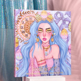 Trusa de Machiaj, KEVIN & COCO, Easter Style Blue, 69 culori, 20 x 22.5 cm - vivimall.ro