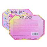 Paleta de Machiaj, KEVIN & COCO, Pink Cherry, Fard de Pleoape, 22 culori, 19 x 13.7 x 1.3 cm - vivimall.ro