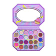 Paleta de Machiaj, KEVIN & COCO, Violet Ice Cream, Fard de Pleoape, 22 culori, 19 x 13.7 x 1.3 cm - vivimall.ro