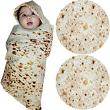 Set patura flanel si caciula Vivimall, forma lipie, pentru nou-nascuti, material poliester, 85 cm, crem - vivimall.ro