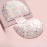 Set Perna pentru Gravide, Vivimall, Husa Detasabila, Spuma Moale, Utilizare in Forma H si U, Reglabila, Latime Ajustabila, Proactive, Roz Deschis - vivimall.ro