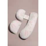 Set Perna pentru Gravide, Vivimall, Husa Detasabila, Spuma Moale, Utilizare in Forma H si U, Reglabila, Latime Ajustabila, Proactive, Roz Pal - vivimall.ro