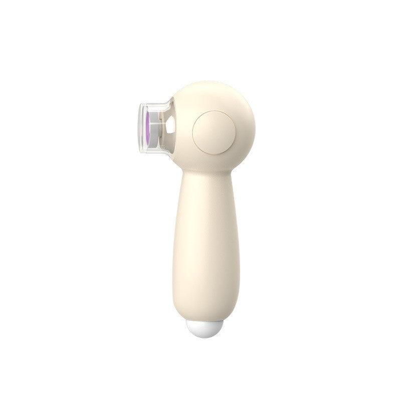 Set Pila Electrica, Vivimall, pentru Copii si Bebelusi, din ABS, 6 Accesorii, Incarcare USB, cu Lumina Led, 11.5 x 5.5 cm, Alb - vivimall.ro