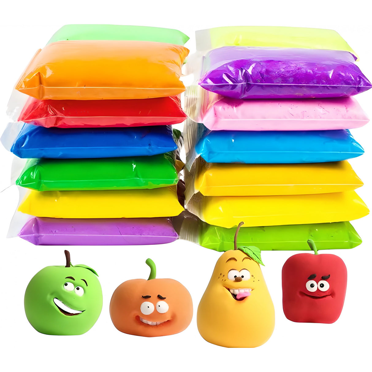 Set plastilina inteligenta multicolora | ClayMaster - vivimall.ro