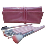 Set Portabil 7 Pensule De Machiaj Cu Husa - vivimall.ro