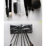 7 darabos hordozható sminkkészlet fekete tokkal