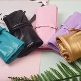 7 darabos hordozható sminkkészlet fekete tokkal