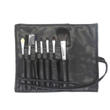 7 darabos hordozható sminkkészlet fekete tokkal