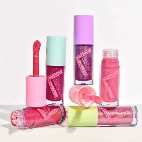 Set 5 Rujuri, Kevin Coco, Dreamy Pink, Lip-Gloss, Sidefate, Multicolor - vivimall.ro