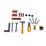 Trusa Scule si Unelte de Jucarie pentru Copii, Vivimall, 19 Piese Material Plastic, Interactiv, +3 Ani, 27.5x15.5x13 cm, Gri/Portocaliu - vivimall.ro