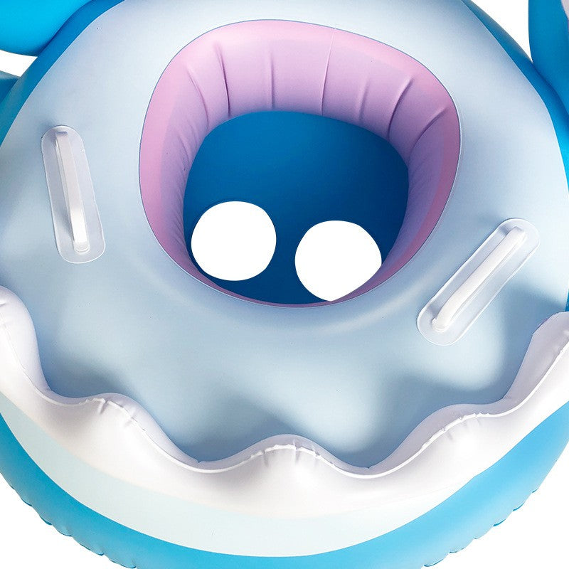 Colac Gonflabil Rechin Albastru | BlueShark - vivimall.ro