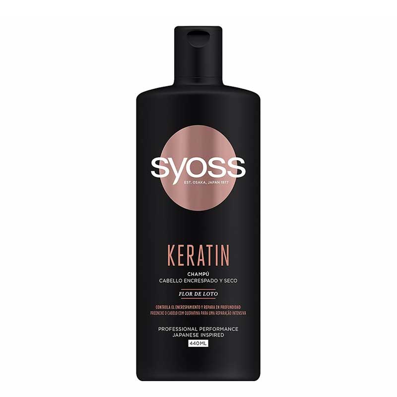Șampon SYOSS Keratin pentru Păr Curdos & Uscat - 440ml - Îngrijire Intenificată
