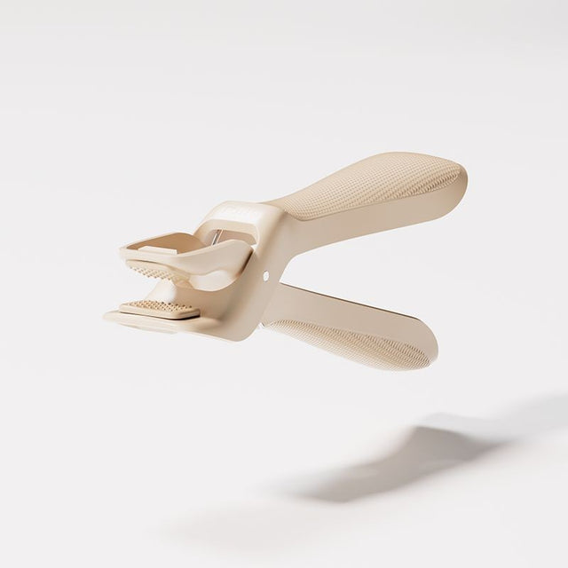 Cleste pentru Boluri, Vivimall, Anti-Alunecare, din ABS si Silicon, Extindere, pentru Oale, Tigai, de Uz Casnic, Rezistent la Temperaturi Inalte, 16x 10.5 x 3.6 cm Bej - vivimall.ro