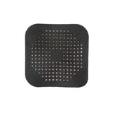 Filtru Chiuveta, Flippy, Anti-infundare, cu Ventuze, 14.5 x 14.5 cm, Flexibil, Negru