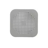 Filtru Chiuveta, Flippy, Anti-infundare, cu Ventuze, 14.5 x 14.5 cm, Flexibil, Gri