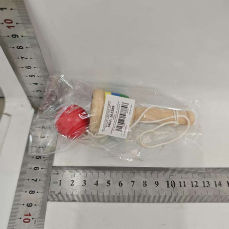 Jucarie Cupa de Indemanare, Flippy, Sabie Minge, Jucarie de Coordonare Mana-Ochi, Joc Tradițional, Jucarie pentru Gradinita, 10 x 3 cm, Rosu - vivimall.ro