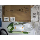 Perie de Toaleta, Flippy, cu Suport de Perete, Recipient Detergent, 2 Tipuri de Perii, Model Rata, Verde