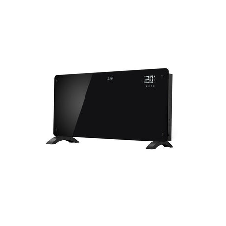 Convector Electric, 2000W, Wi-Fi, Termostat, afisaj LED, Touch Screen, Control din Telefon, 82.3x12x45.6 cm, Negru - vivimall.ro