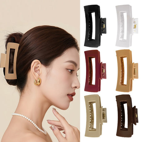 Set 6 Cleme de Par, Vivimall, din Silicon Moale, Rezistent, 10.3 x 5 x 4.4 cm, Multicolor - vivimall.ro