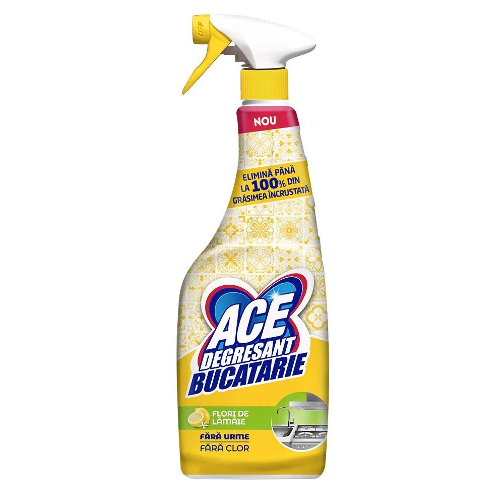 Oldal, Ász, Zsíroldó spray konyhába 650 ml Citrom
