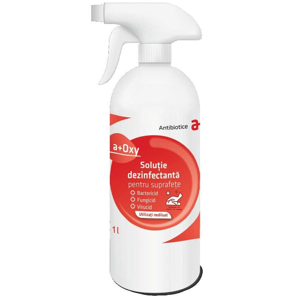 Biocid fertőtlenítő oldat felületekhez A+ Oxy 1 liter