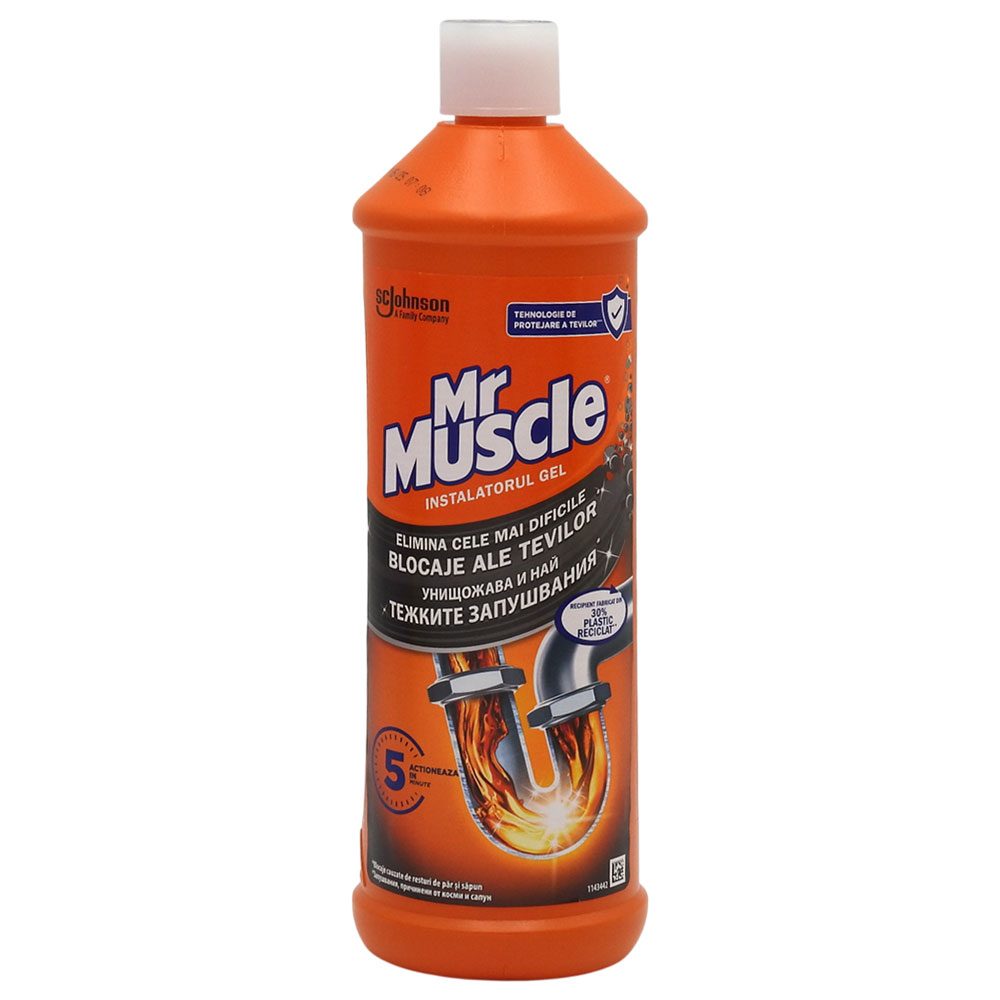 Mr Muscle lefolyódugaszelhárító gél, 1 L