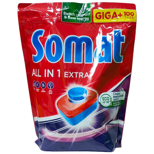Somat Detergent Vase Tablete 100 buc All in 1 Extra