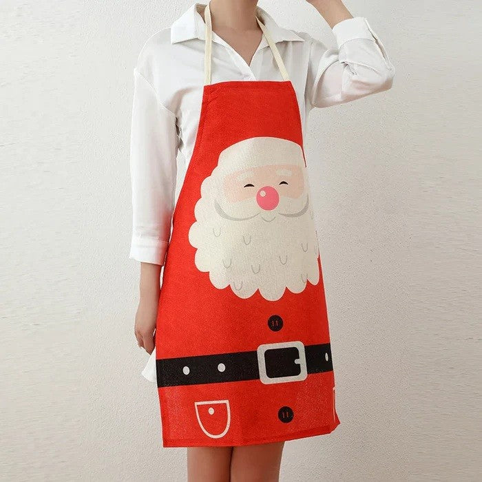 Sort Craciun, Vivimall, Model 1, Material Textil, 72x52cm, Rosu/Negru - vivimall.ro