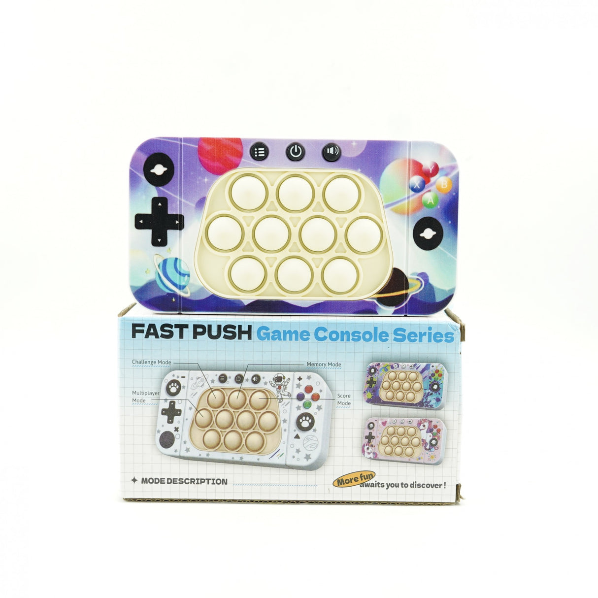 Jucarie Interactiva Tip Consola Pentru Copii Speed Push Whack-A-Mole, Joc De Viteza Pop It, Material Abs/Silicon, Cu Nivele, Sunete Si Lumini - vivimall.ro