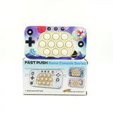 Jucarie Interactiva Tip Consola Pentru Copii Speed Push Whack-A-Mole, Joc De Viteza Pop It, Material Abs/Silicon, Cu Nivele, Sunete Si Lumini - vivimall.ro