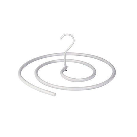 Uscator de Rufe Spiralat, Vivimall, din Otel Inoxidabil de 10 mm, Detasabil, 40 x 43 x 18 cm, Alb - vivimall.ro