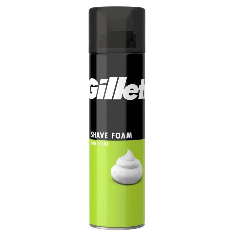 Borotvahab, Gillette, 200 ml Regular Lemon