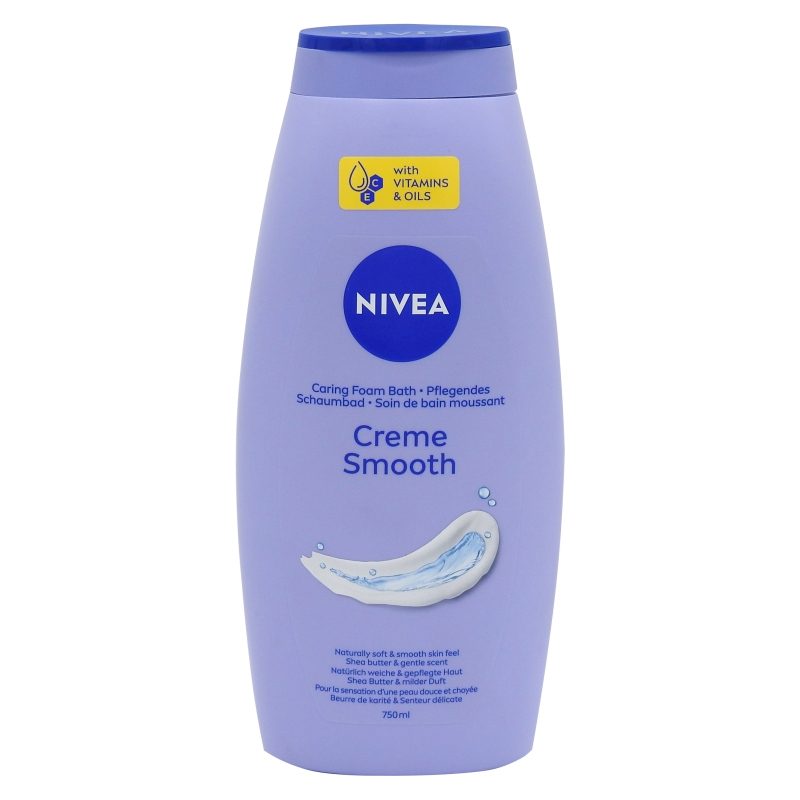 Habfürdő, Nivea,/Tusfürdő 750 ml Creme Smooth