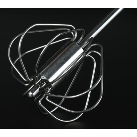 Mixer Manual, Vivimall, pentru Oua Smantana Frisca Aluat, Maner Otel Inoxidabil, Usor de Utilizat si Depozitat, 33 x 7 cm Argintiu - vivimall.ro