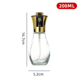 Sticla de ulei cu Pulverizator, Flippy, Sticla pentru Lichide de Bucatarie, Otet, Sos, 16.7 x 5.2 cm, Volum 200 ml, Gold - vivimall.ro