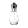 Sticlă pulverizator ulei 200 ml finisaj silver, vedere frontală, dimensiuni 16.7 x 5.2 cm