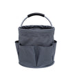 Geanta Cos pentru Scule de 17L, Vivimall, Buzunare Exterioare, Cos de Picnic Portabil, Cos pentru Plaja, Cos pentru Curatenie, din Material Oxford 600 D, 28 x 28 x 28 cm Gri inchis - vivimall.ro