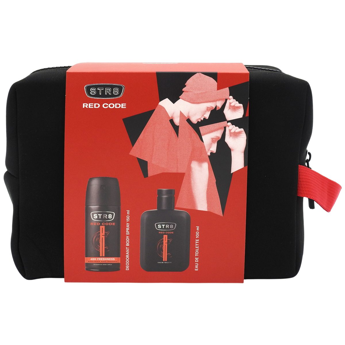Str8 Red Code díszdoboz, EDT 100 ml, Deo 150 ml
