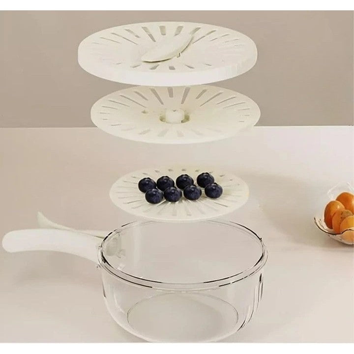 Cutie scurgere alimente cu capac | CleanHold - vivimall.ro