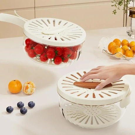 Cutie scurgere alimente cu capac | CleanHold - vivimall.ro