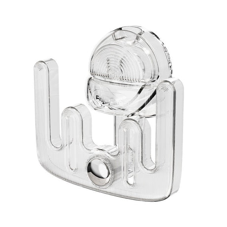 Suport pentru Incaltamintea de Casa, Vivimall, fara Perforare, Montare pe Perete, Prindere Adeziva, 11.6x11x4.8cm, Transparent - vivimall.ro