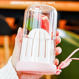 Pahar silicon cu pai si capac | SipSafe - vivimall.ro