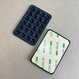 Suport Adeziv Universal, Flippy, pentru Telefon/Tableta, cu 24 Ventuze, potrivit pentru Tik-Tok/Selfie/Vizionare Video, din Silicon, 8 x 5.5 x 1 cm, Negru - vivimall.ro