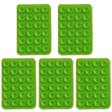 Suport Adeziv Universal, Flippy, pentru Telefon/Tableta, cu 24 Ventuze, potrivit pentru Tik-Tok/Selfie/Vizionare Video, din Silicon, 8 x 5.5 x 1 cm, Verde - vivimall.ro