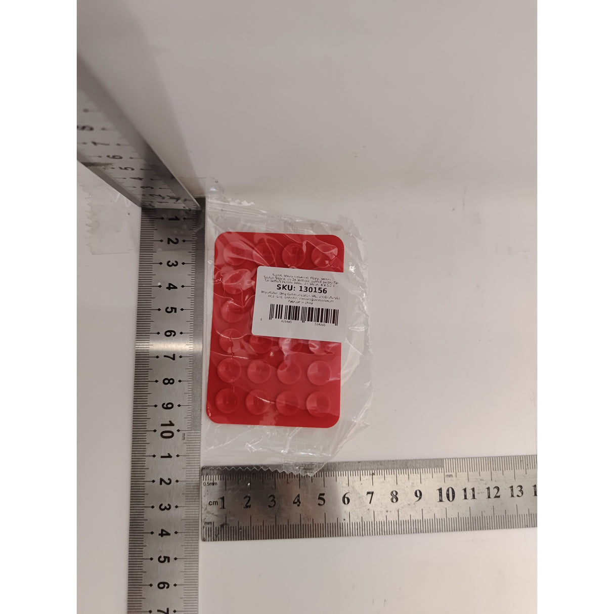 Suport Adeziv Universal, Flippy, pentru Telefon/Tableta, cu 24 Ventuze, potrivit pentru Tik-Tok/Selfie/Vizionare Video, din Silicon, 8 x 5.5 x 1 cm, Rosu - vivimall.ro