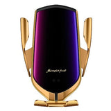 Suport Auto Cu Incarcare Wireless (Inductie) Cu Senzor Infrarosu, Fast Charge 10W R1