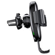 Suport auto cu incarcare wireless (inductie), Fast Charge WUW W2 negru - vivimall.ro