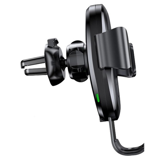 Suport auto cu incarcare wireless (inductie), Fast Charge WUW W2 negru - vivimall.ro